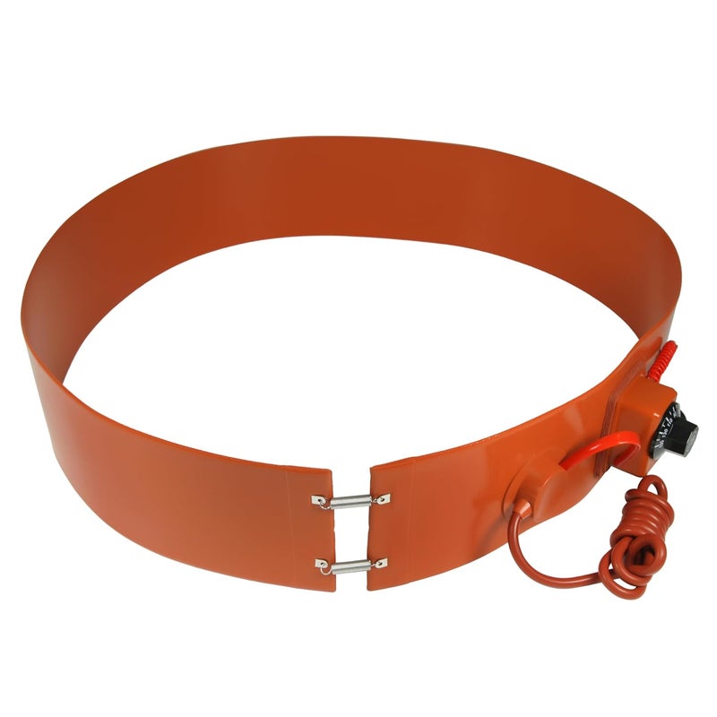 Lan -He Metal Drum Heater, Bucket Heater for 55 Gallon Drums,Grease Keg Heater, Insulated Band 1200 Watt 120 Volt (68in-55 Gallon(1 Pack)) - Image 5